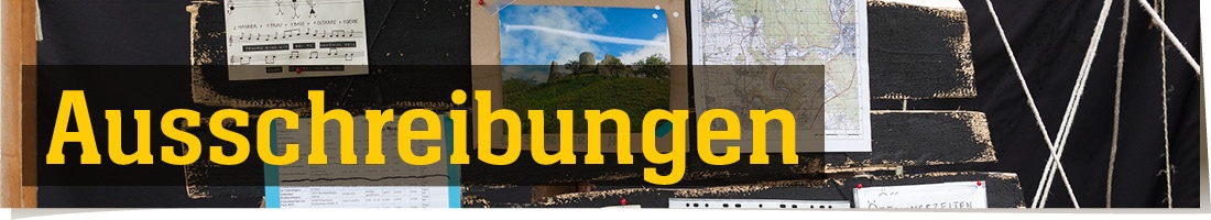 Ausschreibungen und Anmeldungen